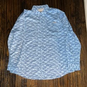 Ocean Coast XL Blue Fish Shirt